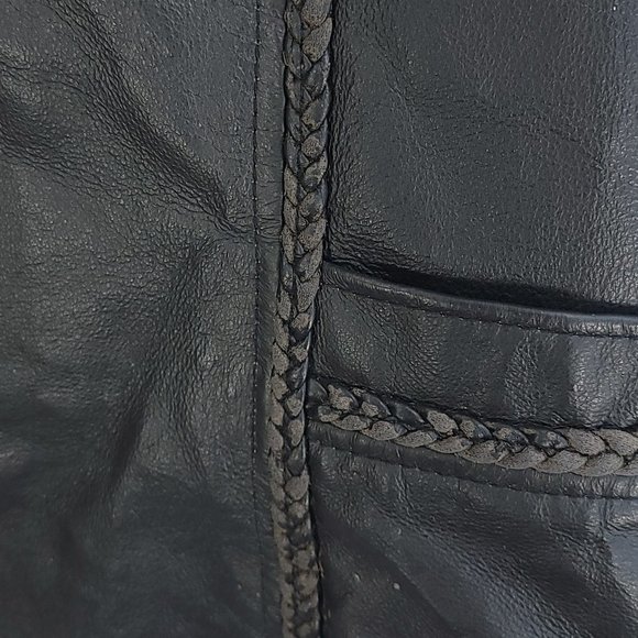 Bikers Dream Apparel Leather Vest Buffalo Nickel Snaps Pins Patches Men's 4XL - Picture 3 of 16